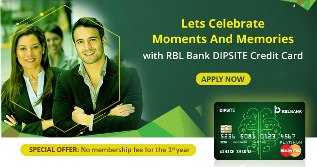Lets Celebrate Moments Ans Memories with RBL Bank  DISPITE Credit Card